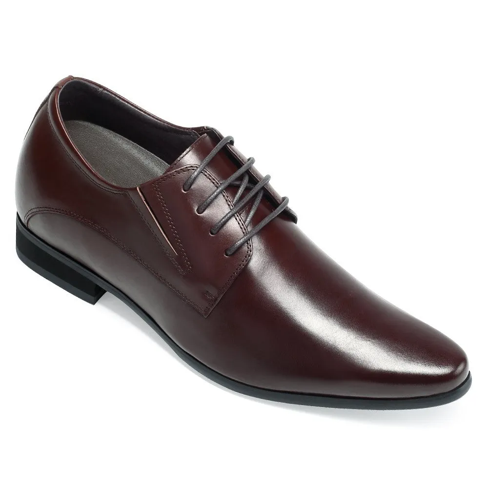 8CM / 3.15 Inches CMR CHAMARIPA Elevator Derby Shoes - Gain 3.15 Inches in Style with Height Increasing Dress Shoes for Men