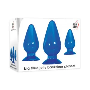 A&e Big Blue Jelly Backdoor Playset 3-pieces Blue