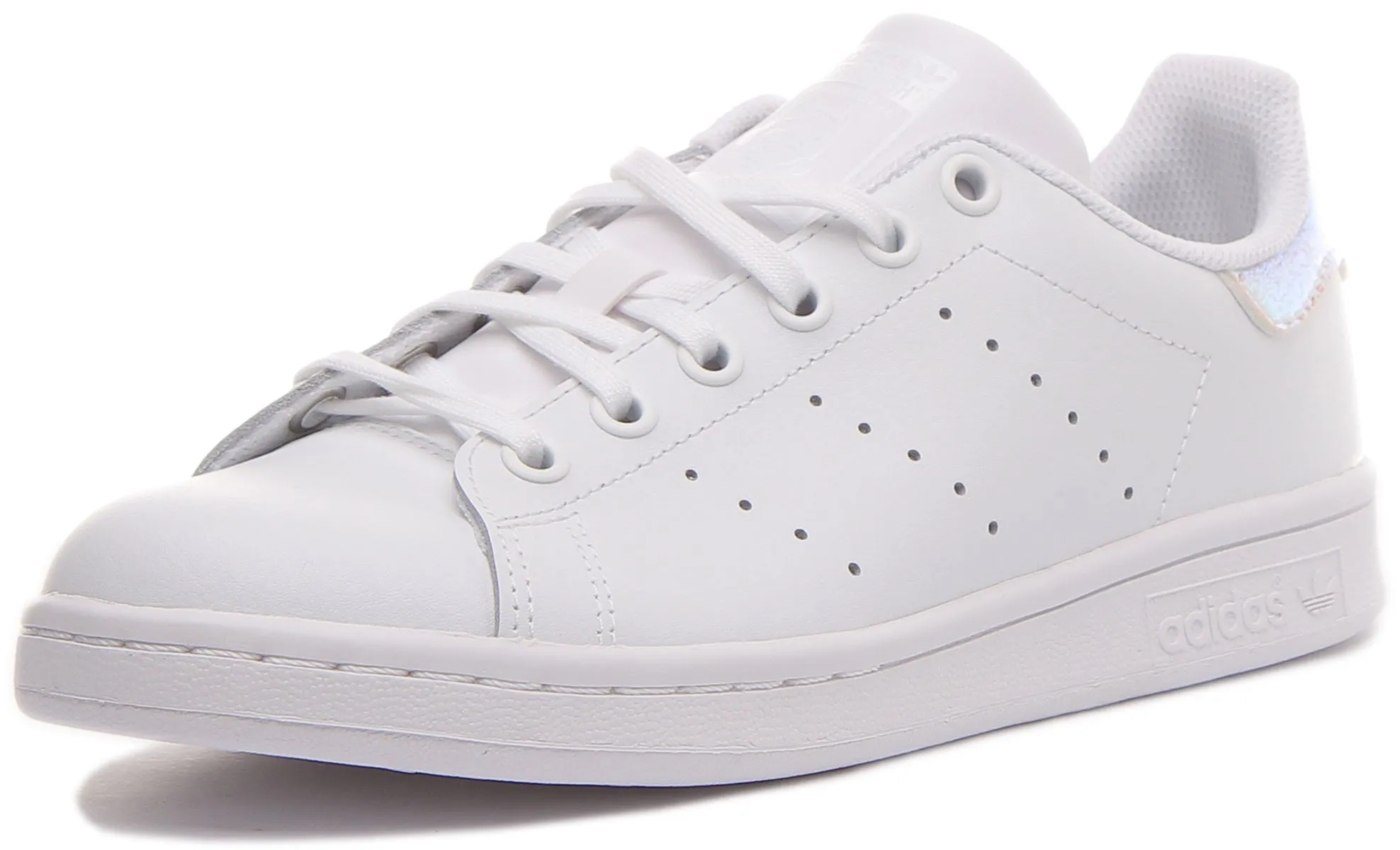 Adidas Stan Smith In White Pink For Juniors