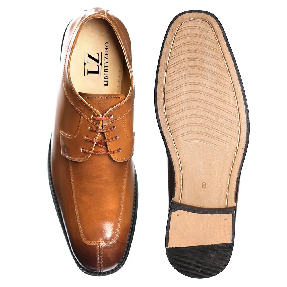 Alban Leather Derby Style Dress Shoes