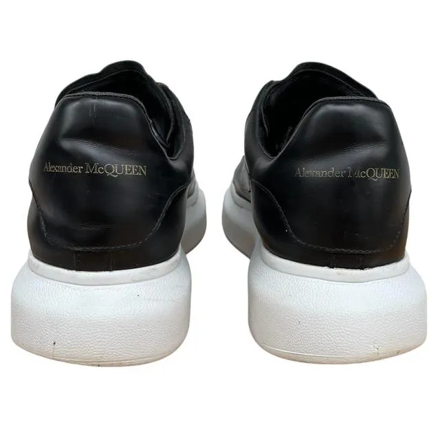 Alexander McQueen Leather Oversized Trainers UK 8