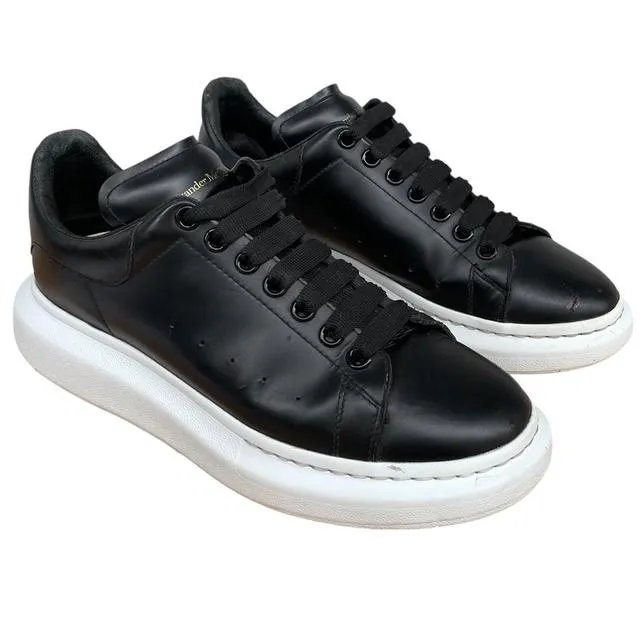 Alexander McQueen Leather Oversized Trainers UK 8