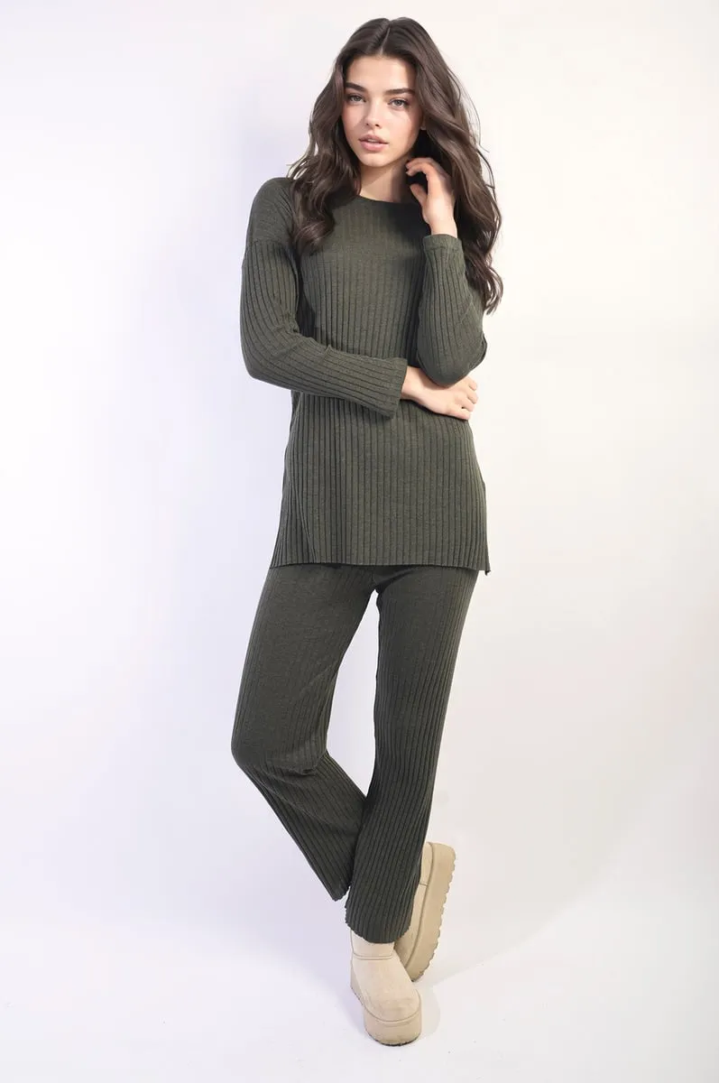 Annalise Knitted Top and Trouser Co-ord Set