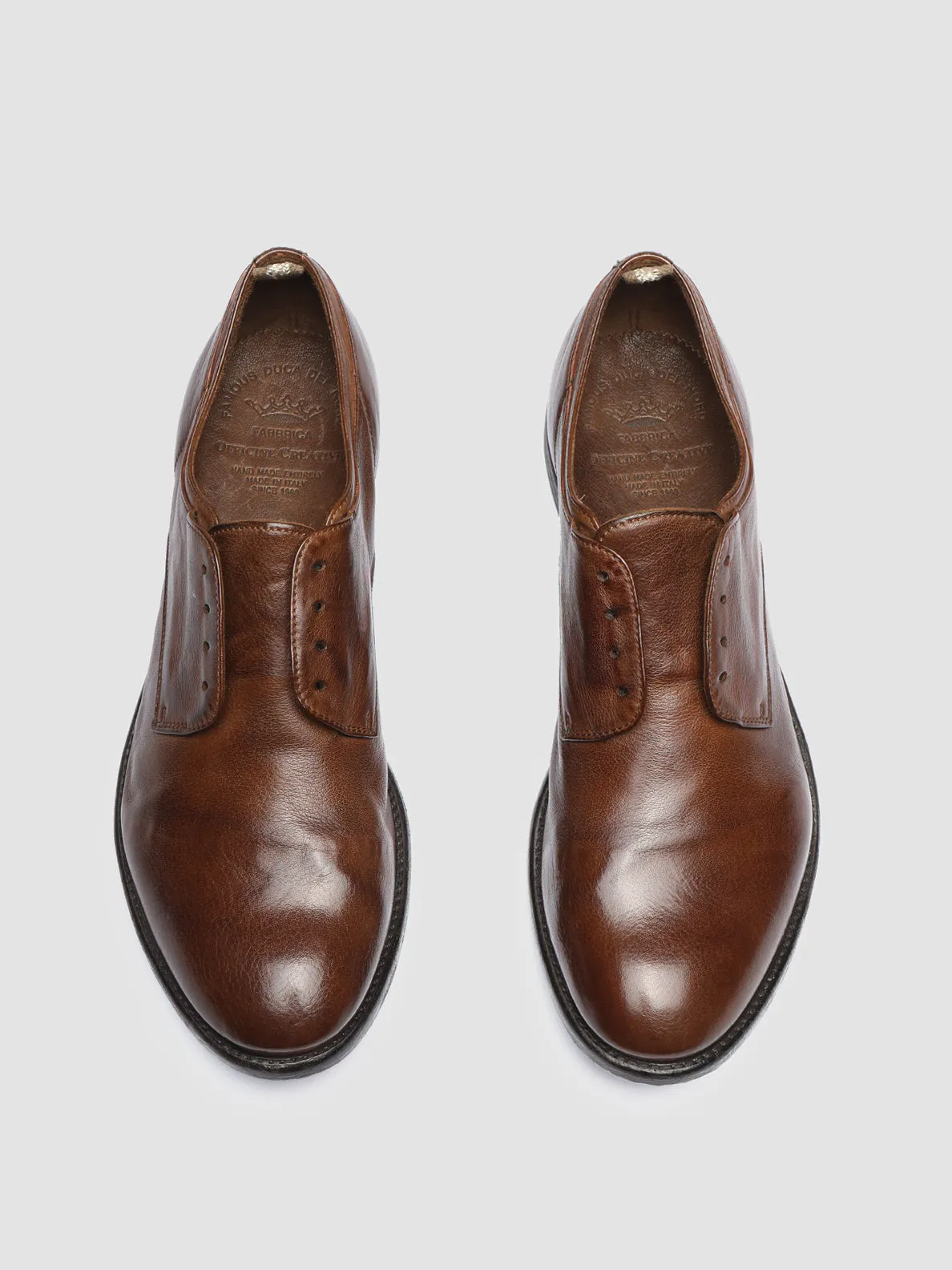 ARC 500 - Brown Leather Derby Shoes