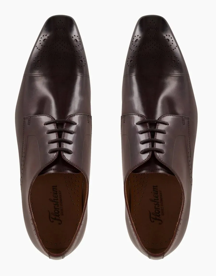 Ashton Cap Toe Brogue - Burgundy