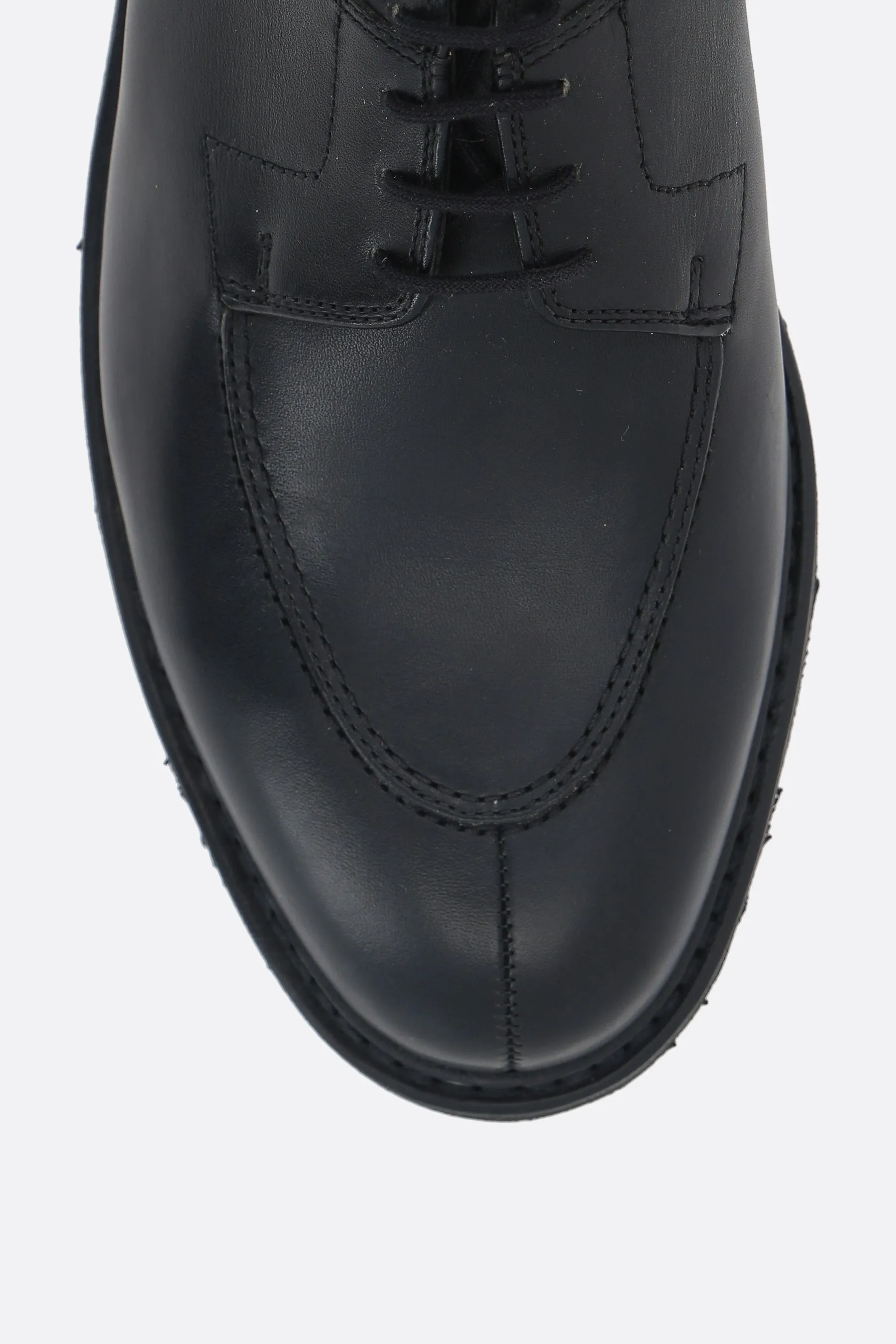 Avignon smooth leather derby shoes