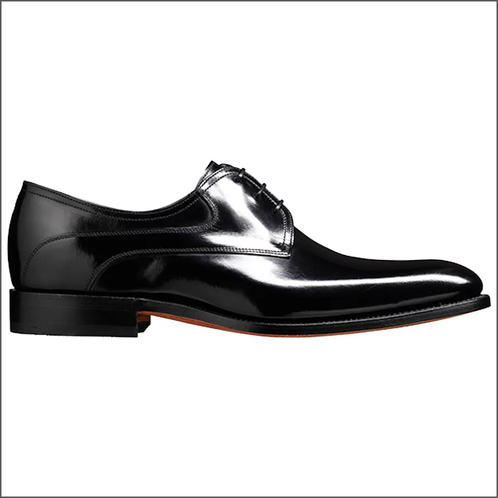 Barker Wickham Black Polish Derby--