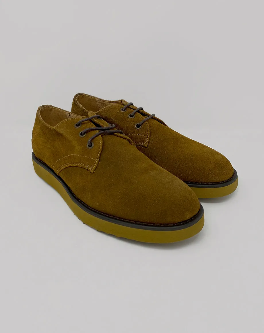 BERICK MEN’S SUEDE DERBY SHOES | DARK TAN