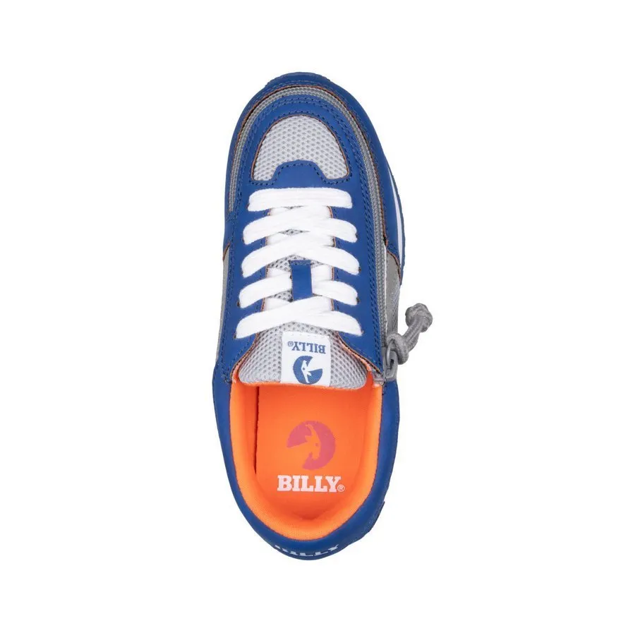 Billy Footwear (Toddlers) Trainers Faux Suede - Navy / Orange