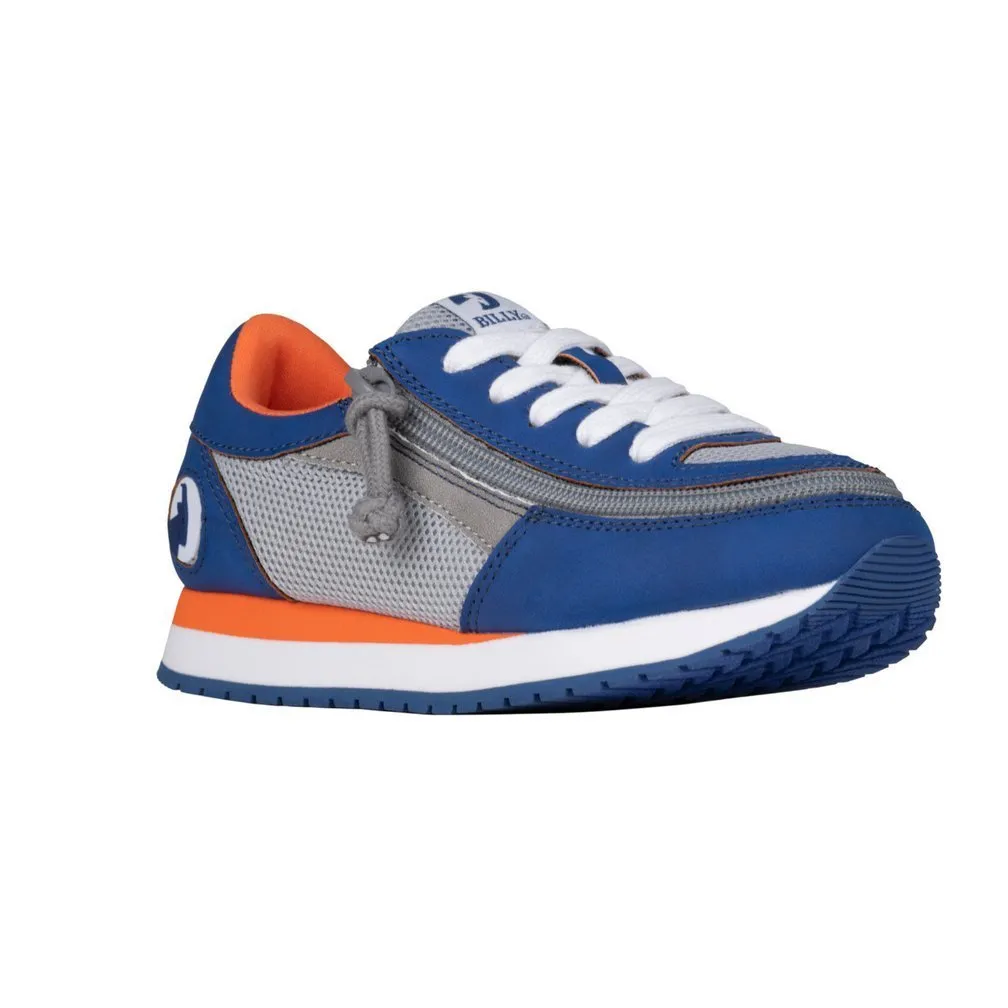 Billy Footwear (Toddlers) Trainers Faux Suede - Navy / Orange