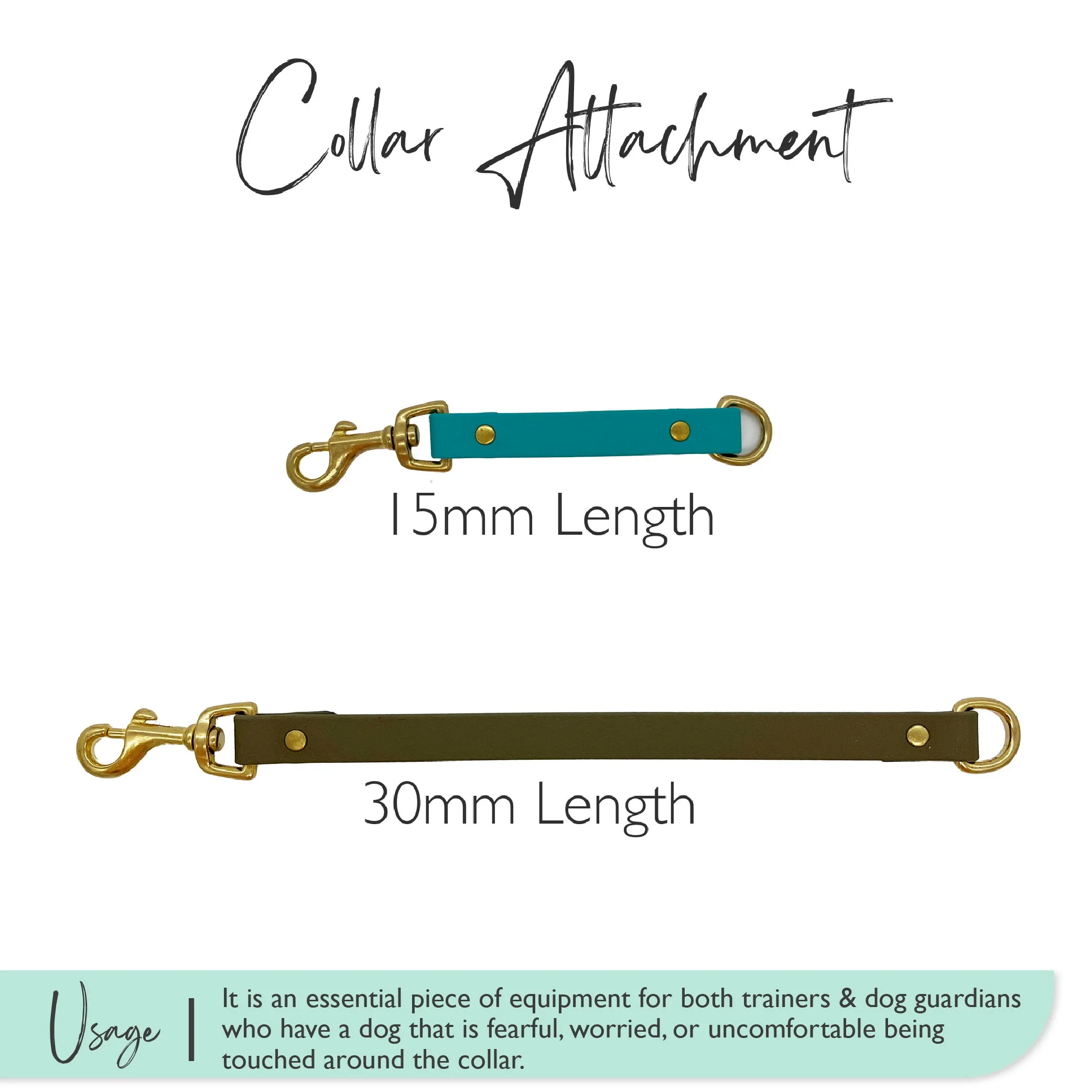 Biothane Collar Attachment