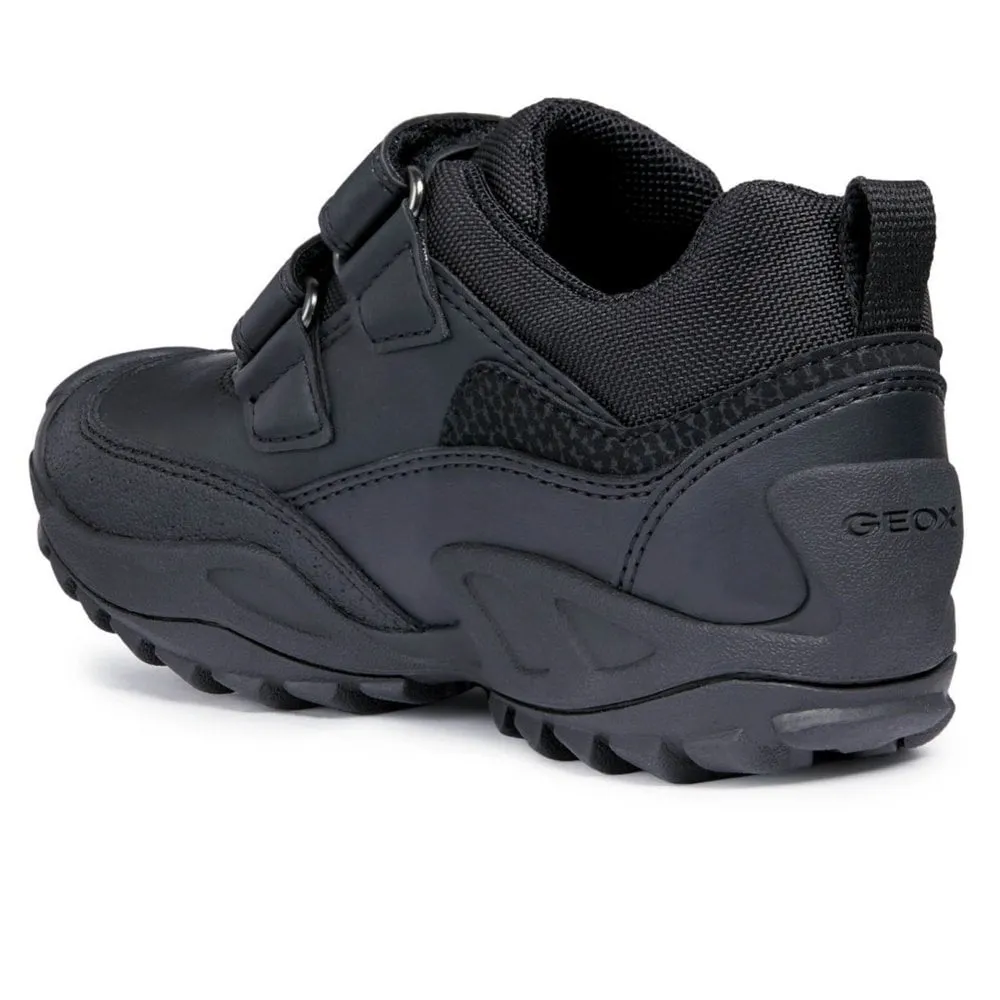 Boys Geox Trainers Strap Easy On Savage AMPHIBIOX  Sturdy Black sale