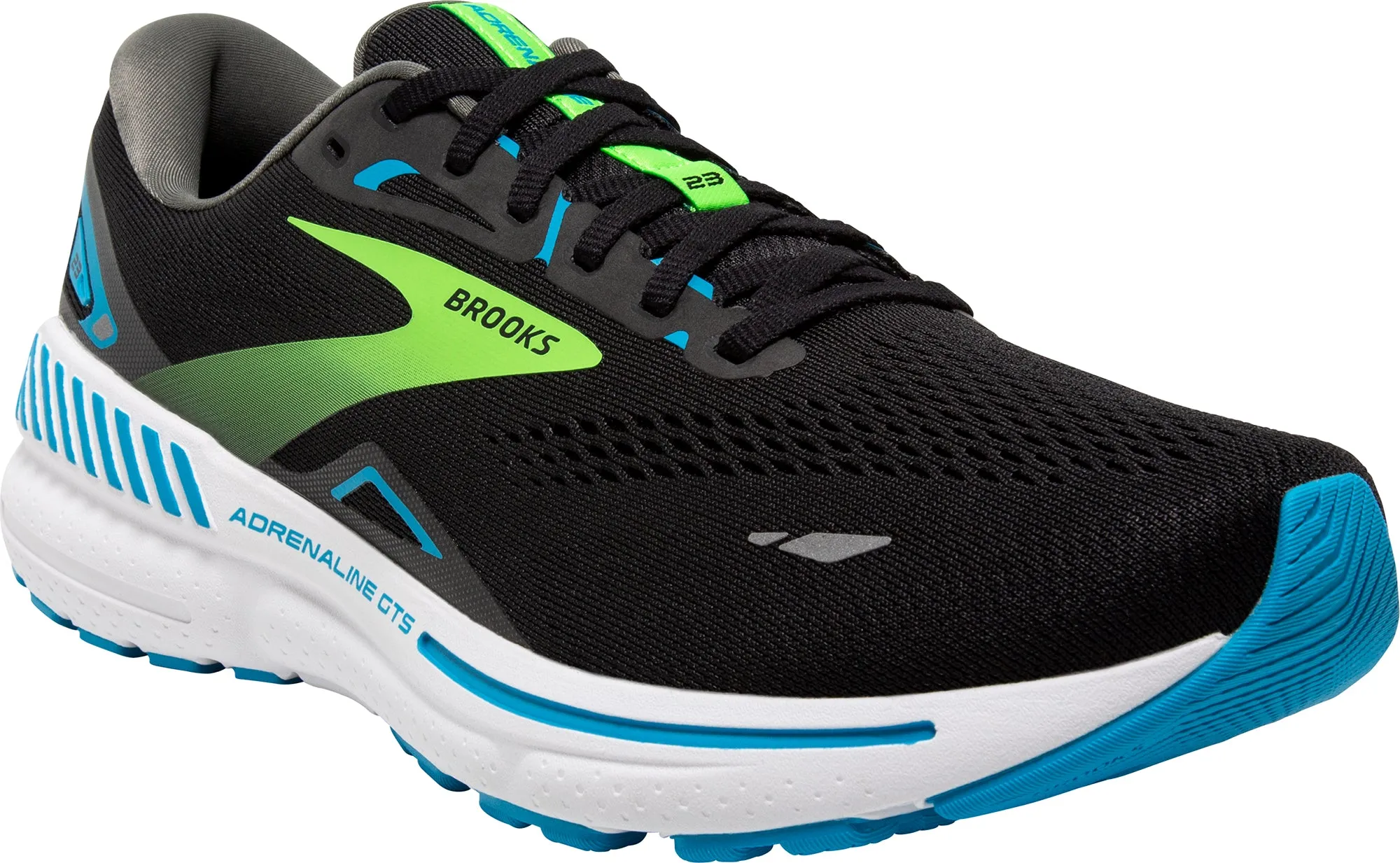 Brooks Adrenaline GTS 23 WIDE FIT Mens Running Shoes - Black