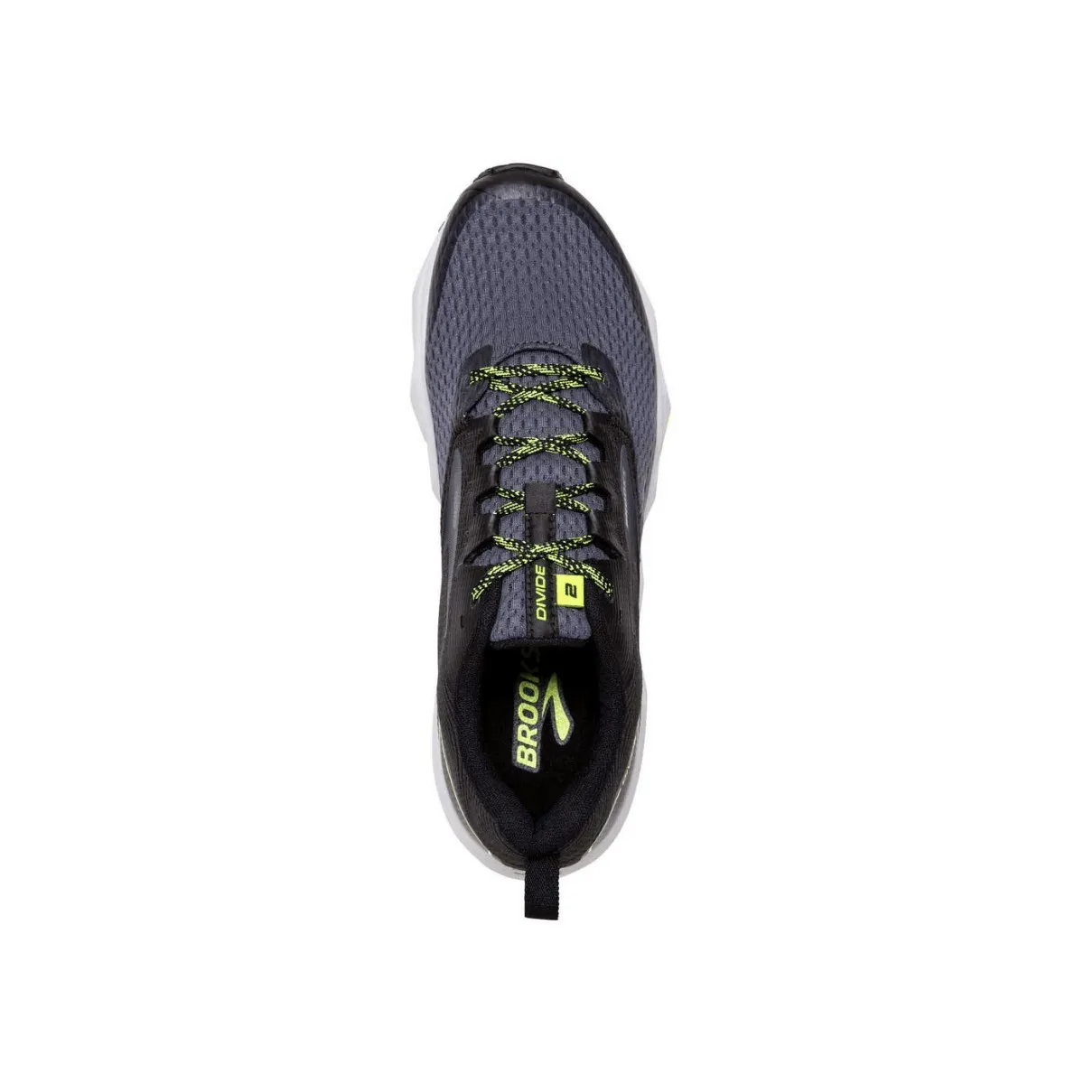 Brooks Divide 2 Shoes Black White Yellow fluor SS21