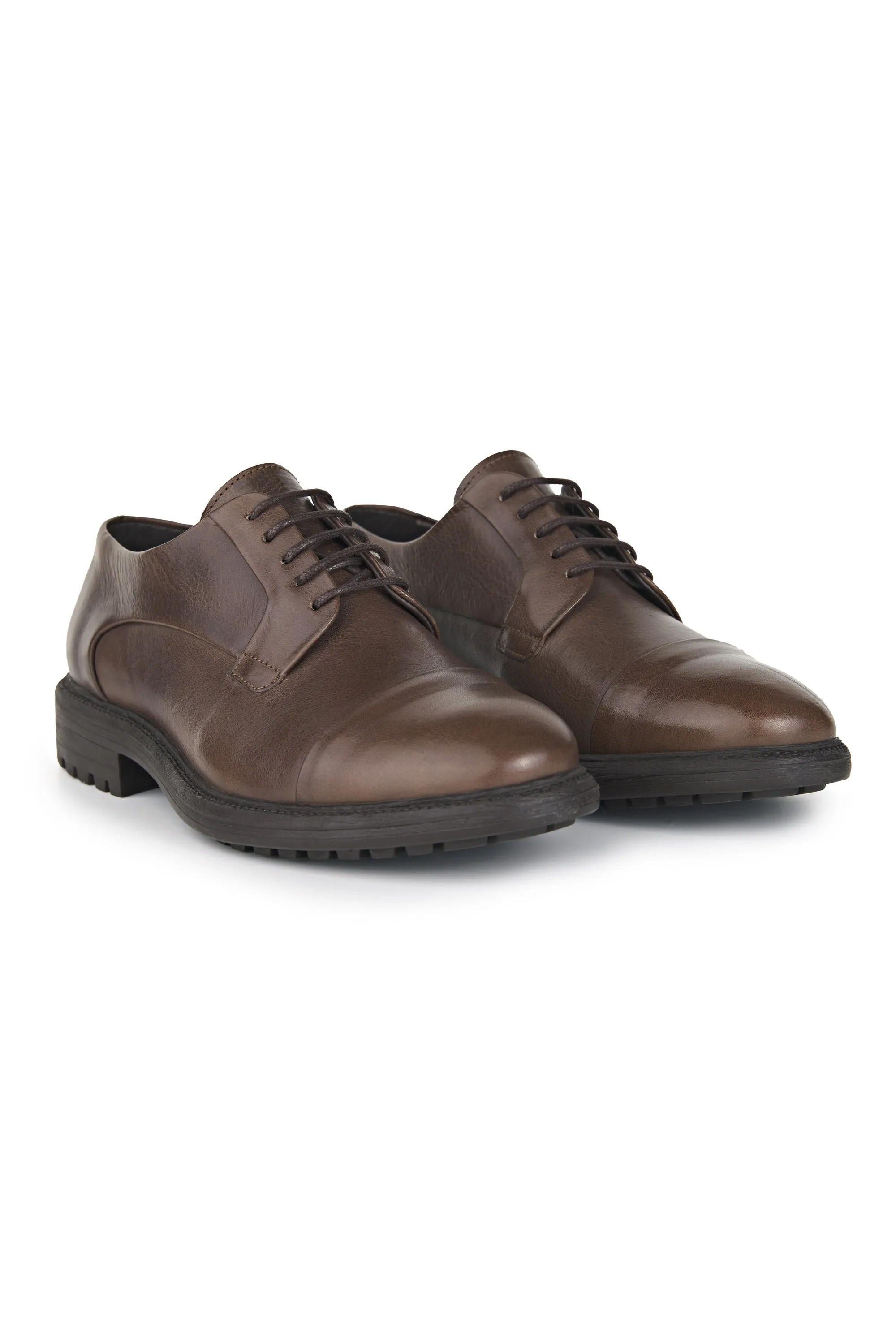 Calf Leather Derby Shoes