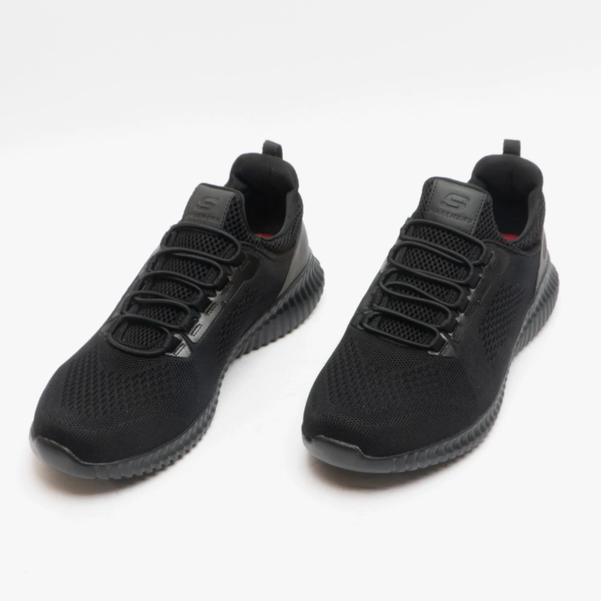 CESSNOCK Mens Slip Resistant Trainers Black