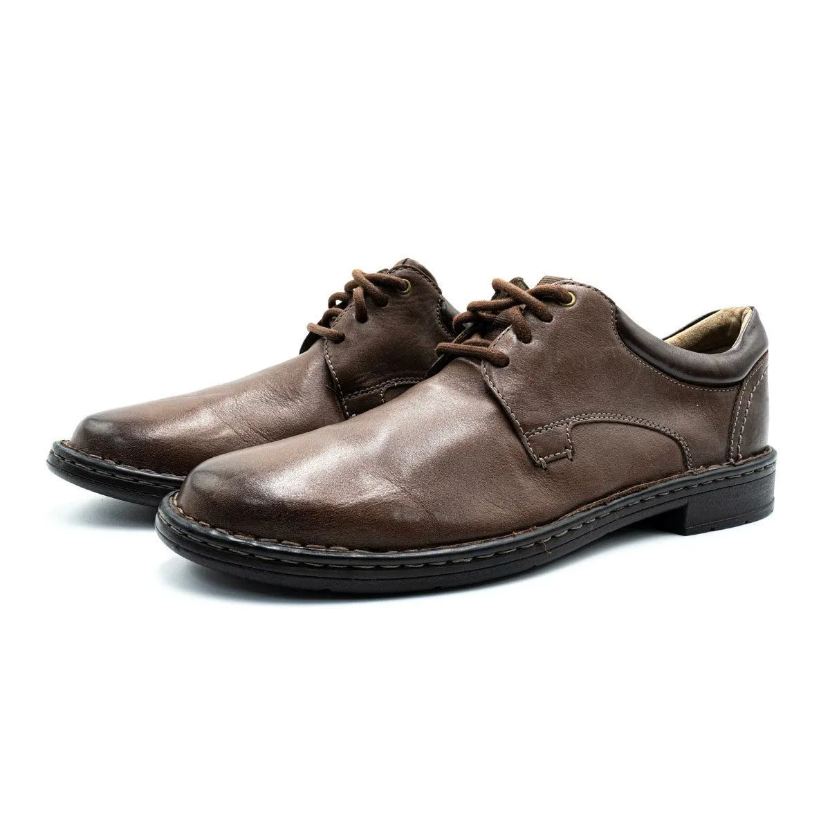 Clarks Formal Lace Ups Leather Brown Colour For Men