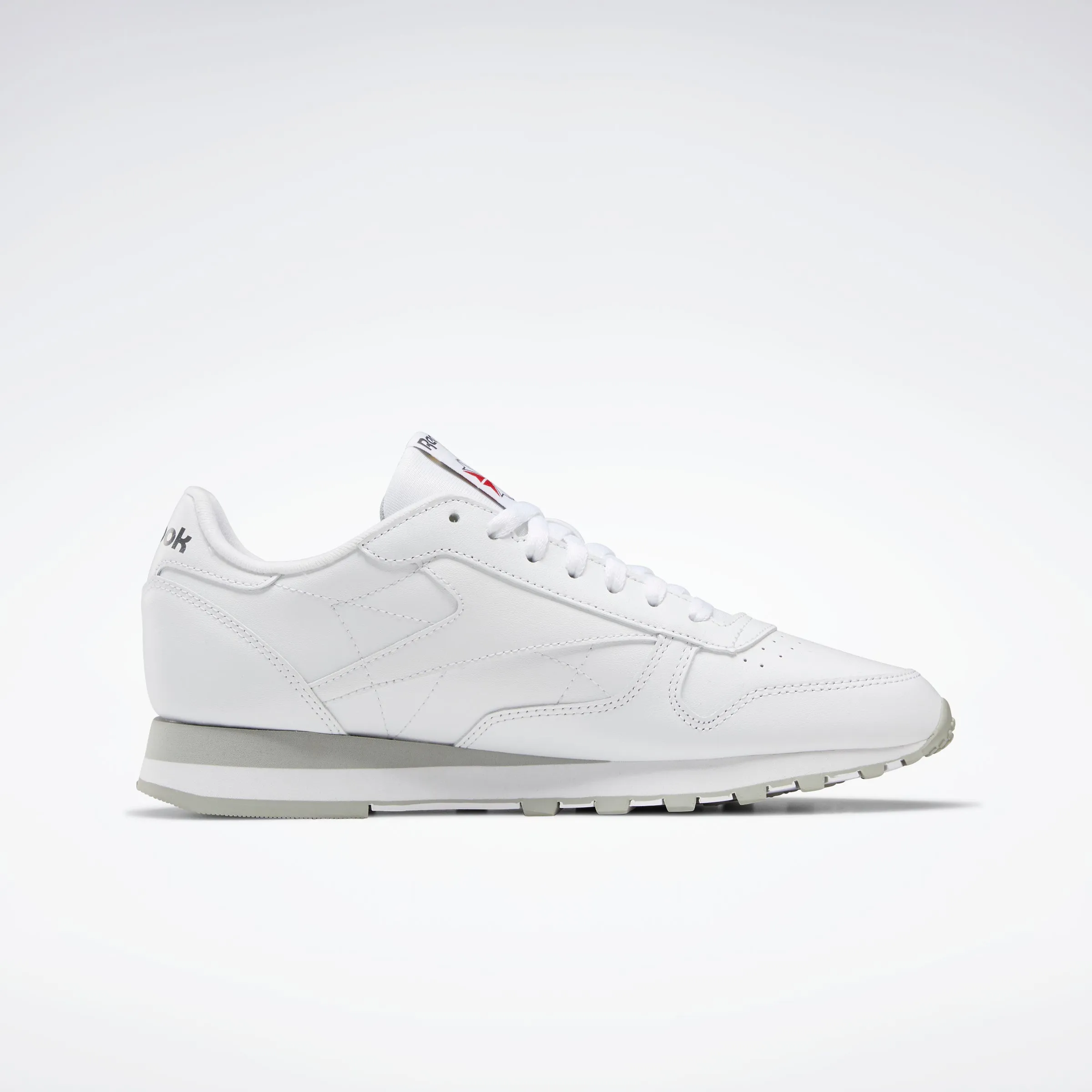 Classic Leather Shoes White/Pure Grey 3/Pure Grey 7