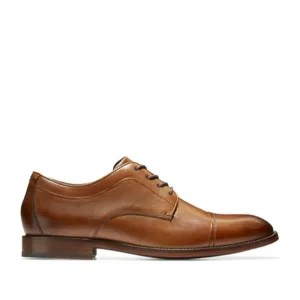 Cole Haan Men's Harrison Grand 2.0 Derby Captoe Oxford in British Tan