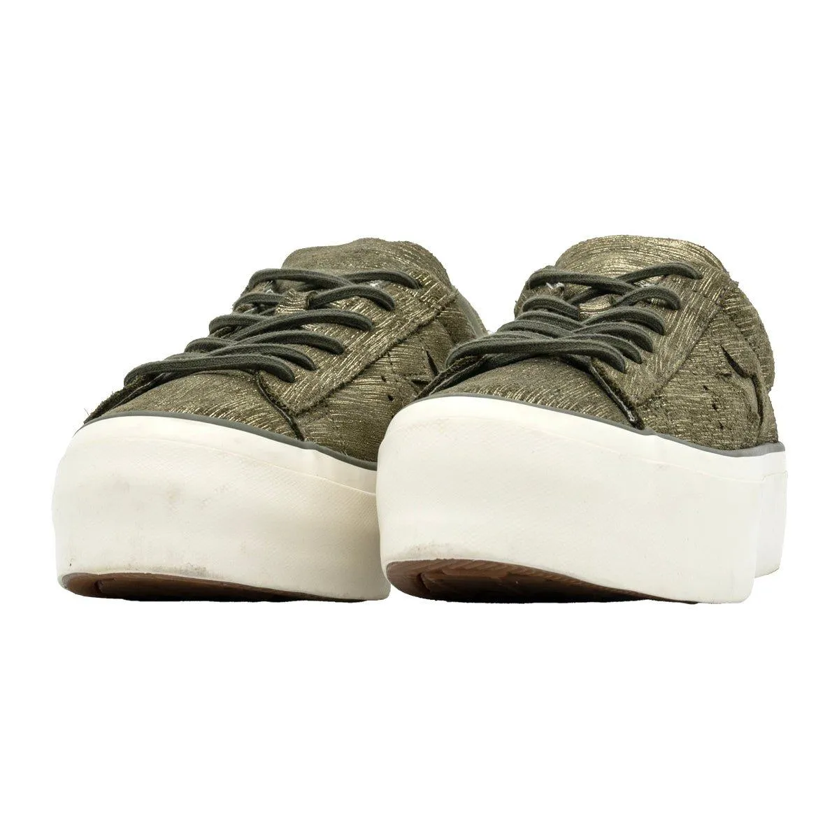 Converse One Star Low-Top Sneakers Green Colour For Women