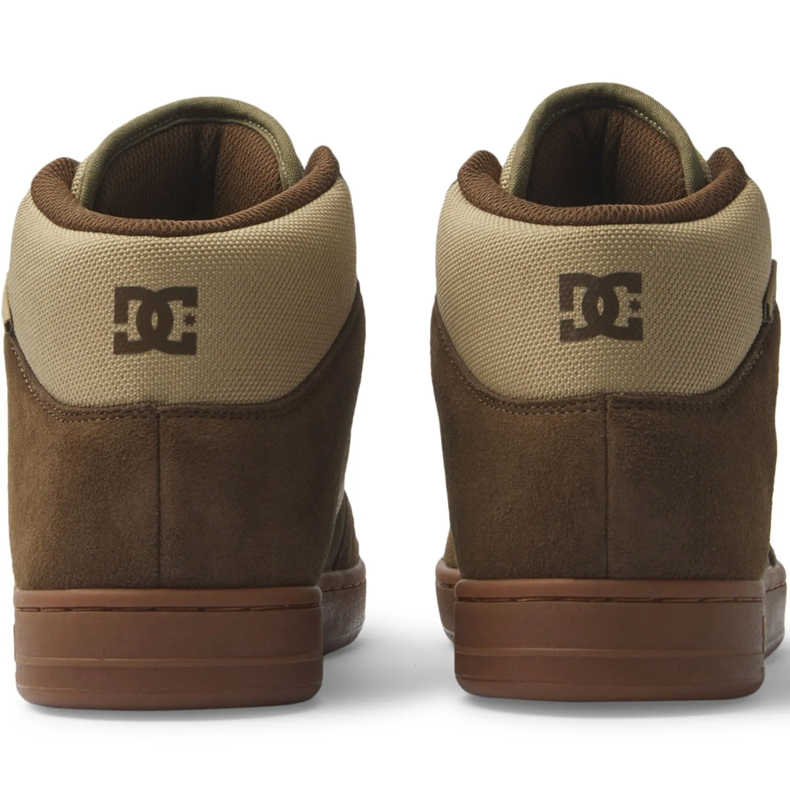 DC Shoes Mens Manteca 4 High Top Suede Leather Trainers - Dark Choc