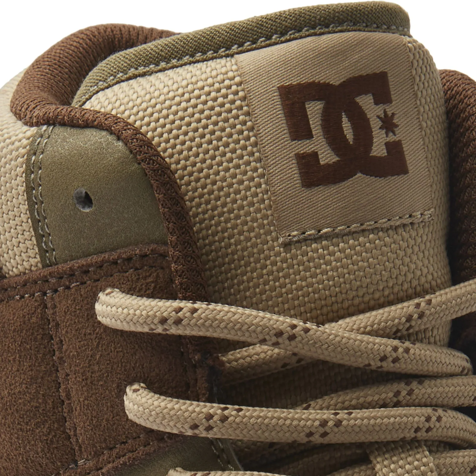 DC Shoes Mens Manteca 4 High Top Suede Leather Trainers - Dark Choc