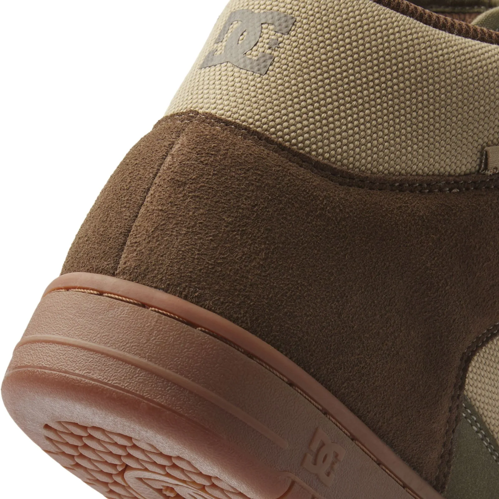 DC Shoes Mens Manteca 4 High Top Suede Leather Trainers - Dark Choc