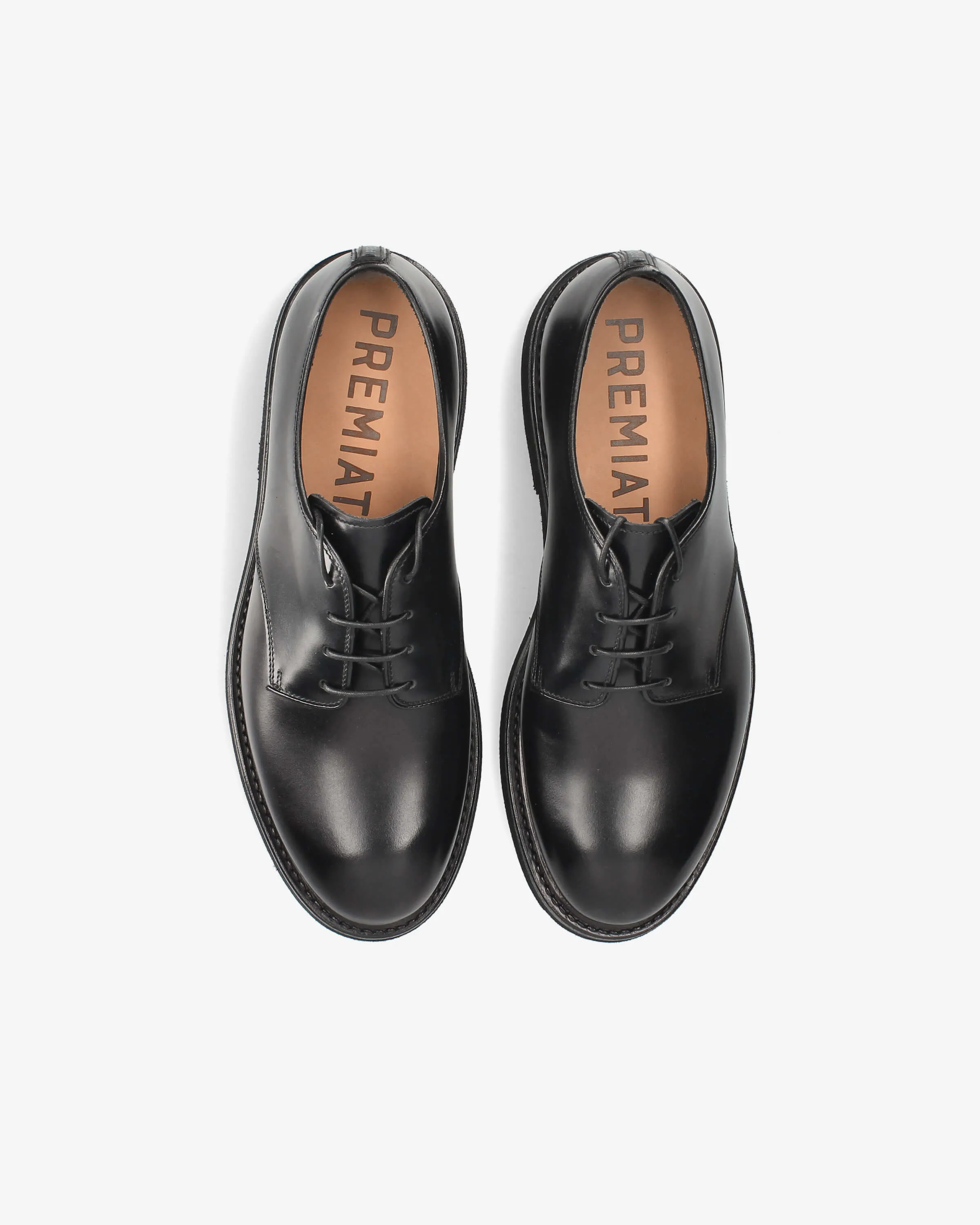 Derby Lace-Up 32102N Horse Ciclone Nero Charlie