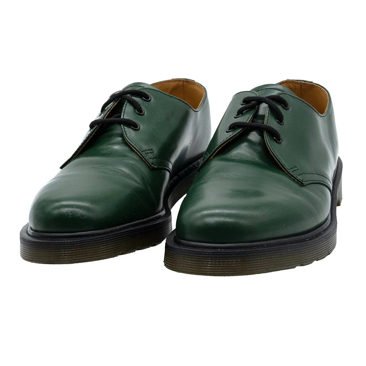 Dr. Martens 1461 Casual Lace Ups Leather Green Colour For Men