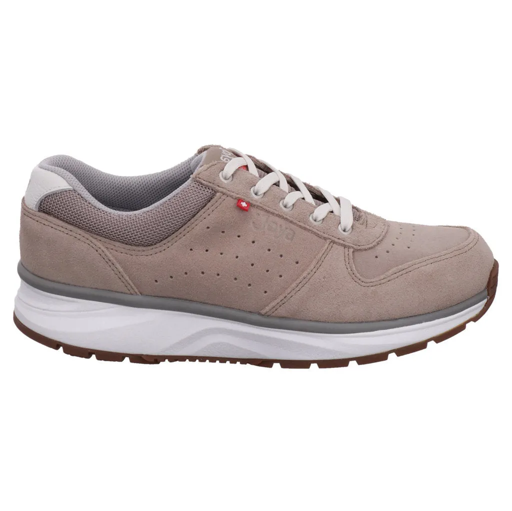 Dynamo Classic Velour Leather Women's Wide Trainers