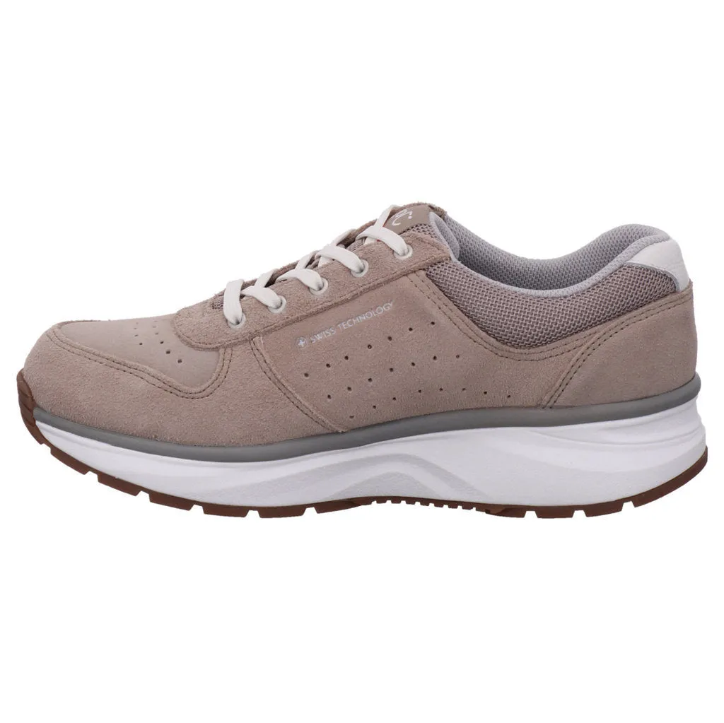 Dynamo Classic Velour Leather Women's Wide Trainers