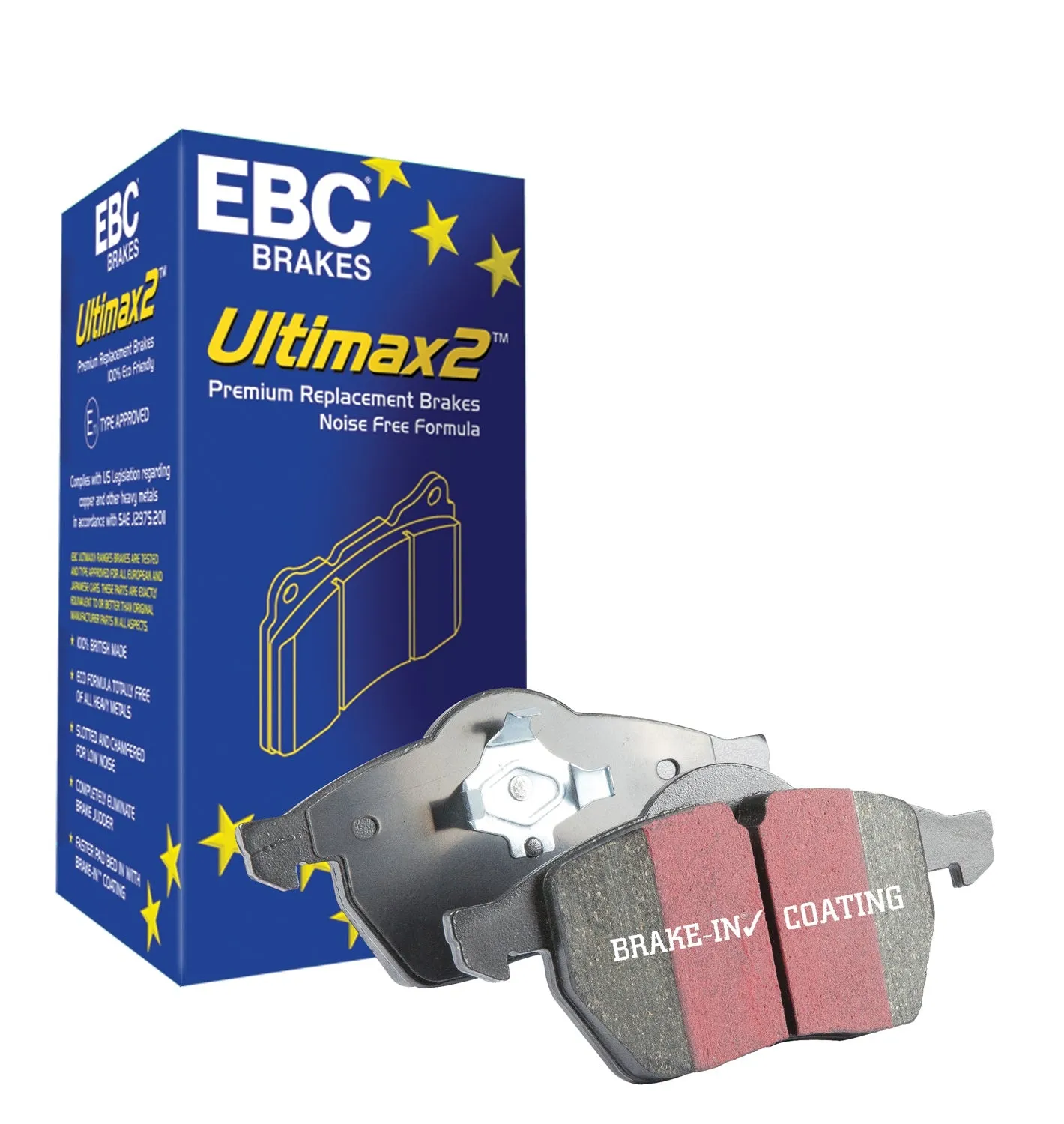 EBC Brakes UD052 Ultimax OEM Replacement Brake Pads