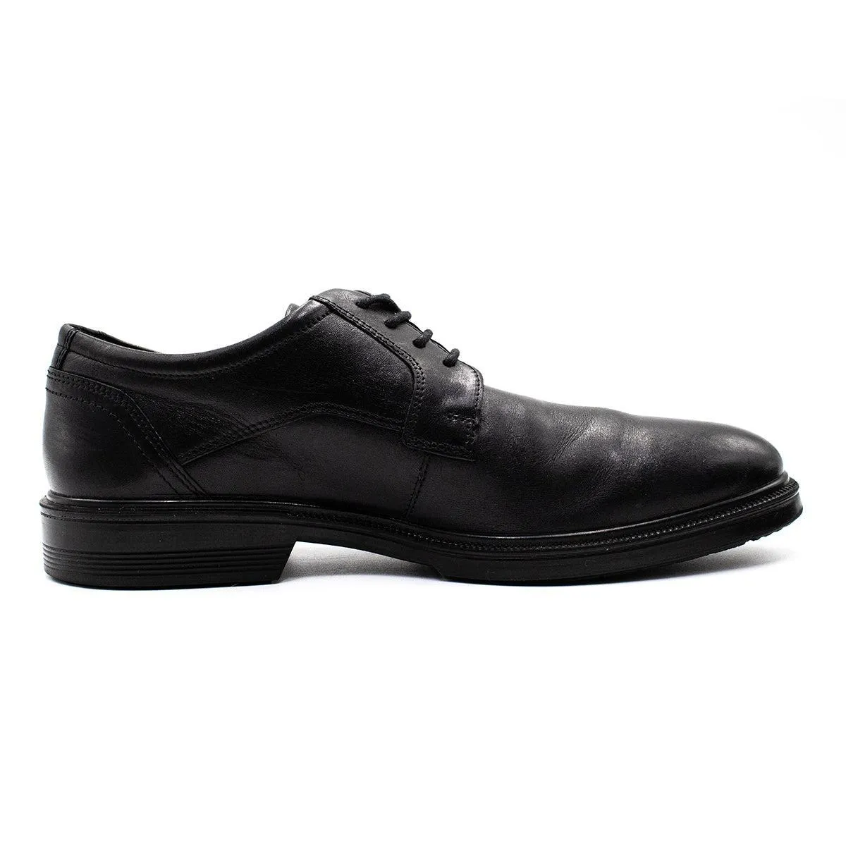 Ecco Lisbon Formal Lace Ups Leather Black Colour For Men