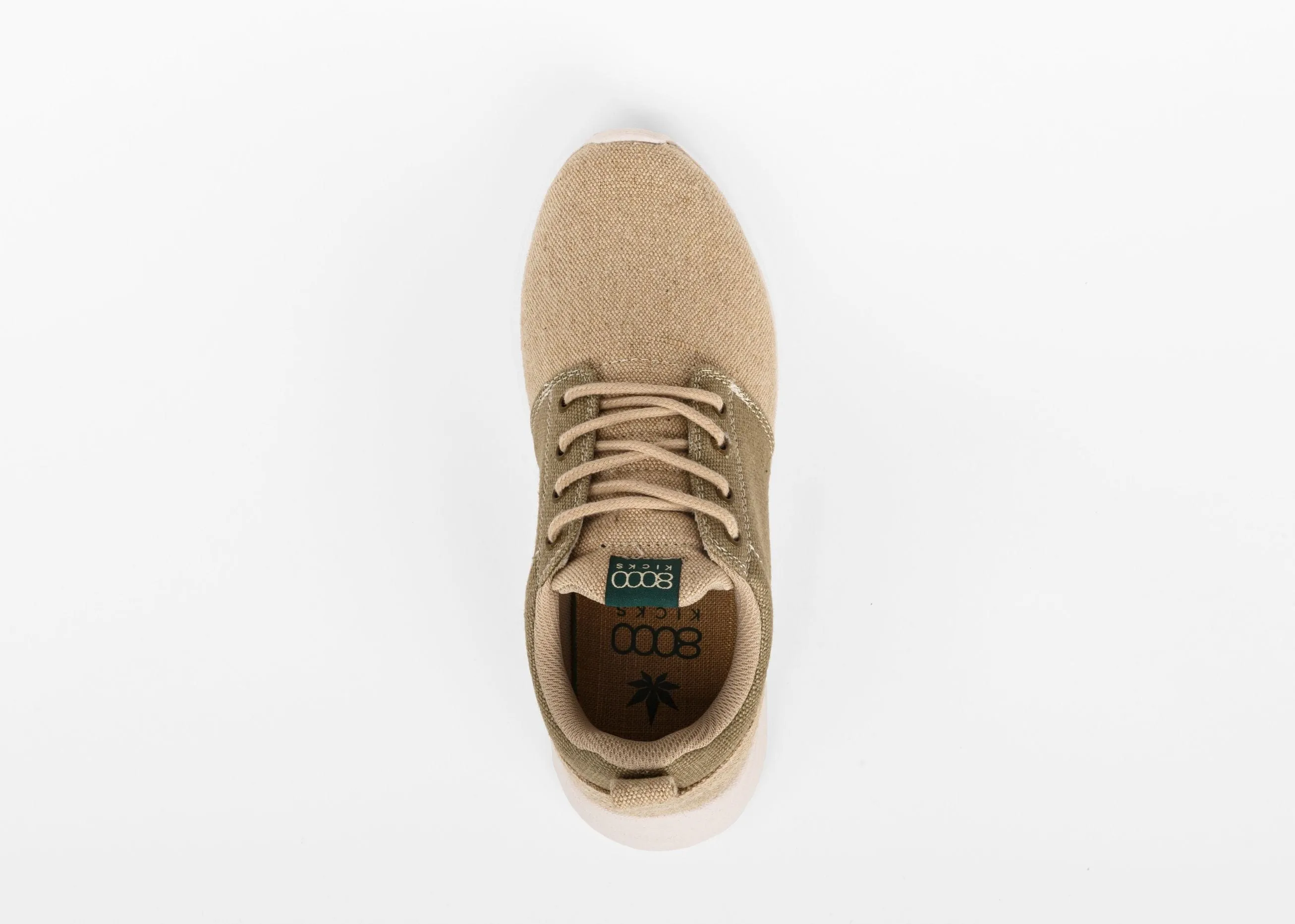 Explorer V2 Men's Vegan Hemp Sneakers | Beige & Green