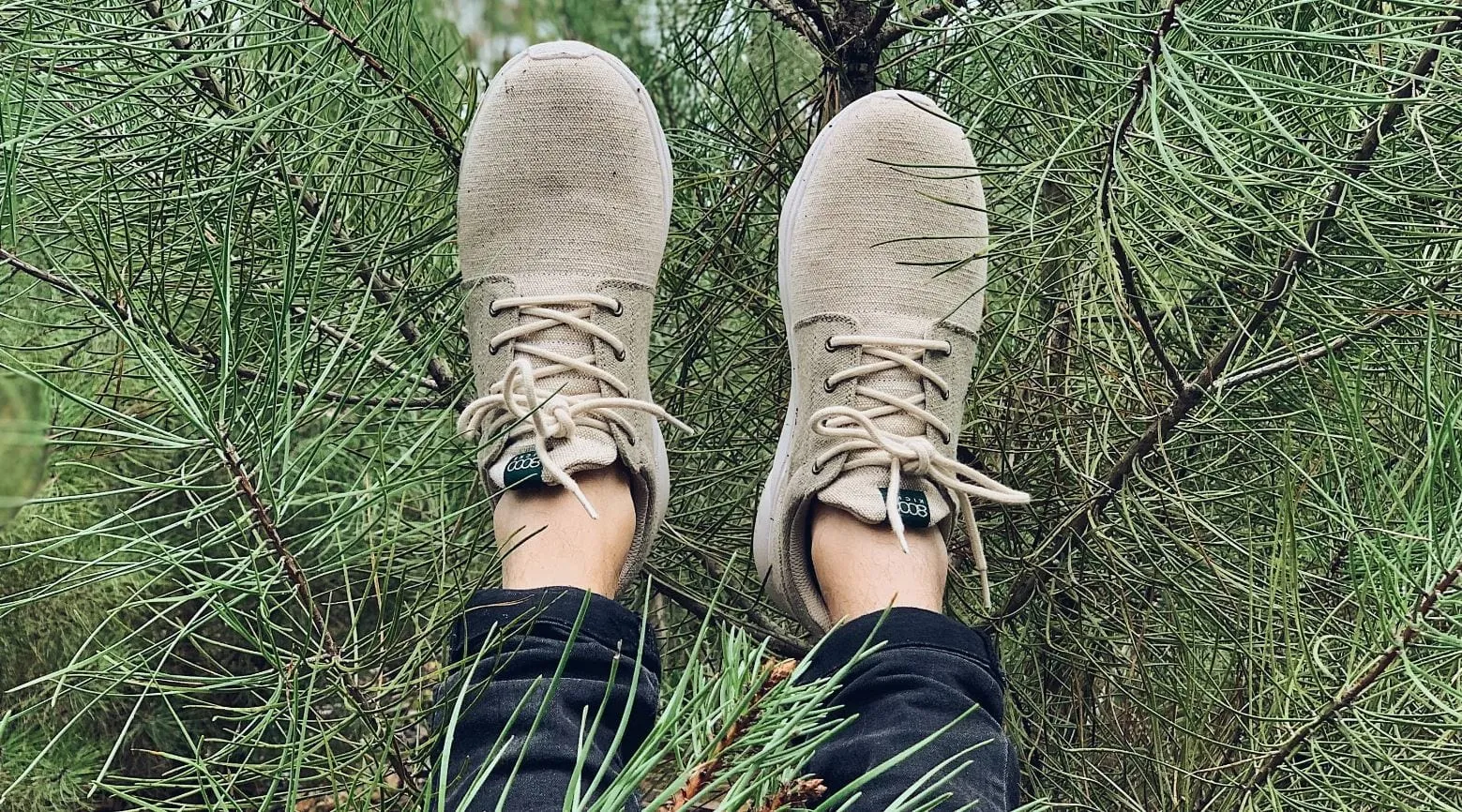 Explorer V2 Men's Vegan Hemp Trainers | Beige