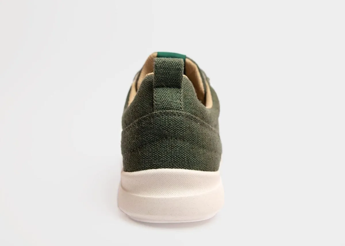 Explorer V2 Men's Vegan Hemp Trainers | Dark Green