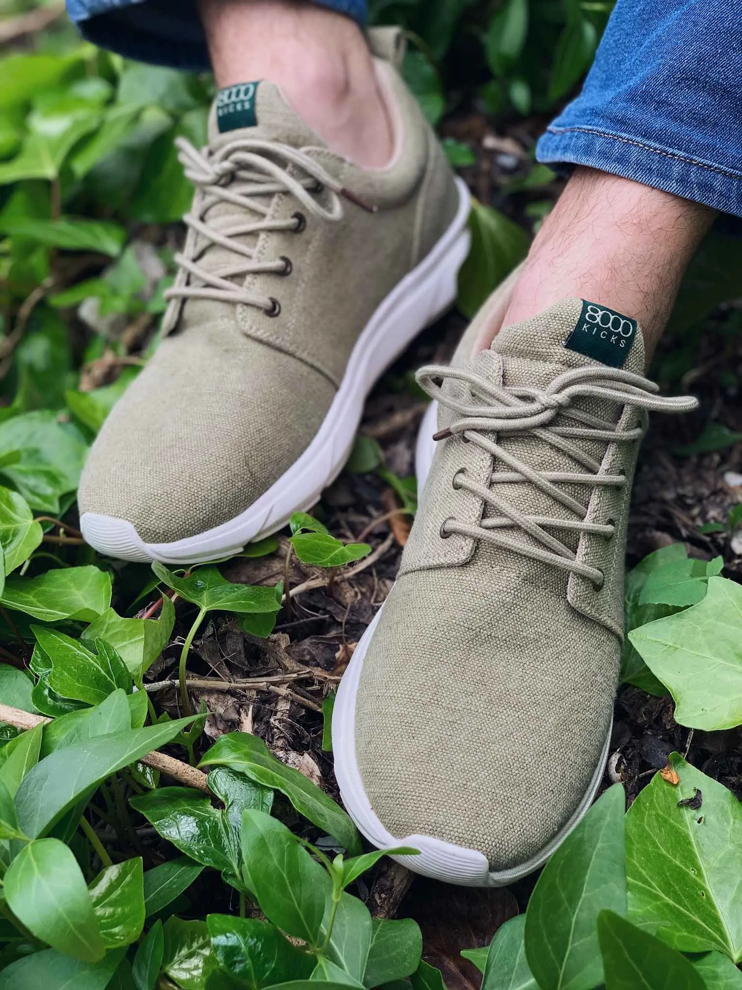 Explorer V2 Men's Vegan Hemp Trainers | Light Green