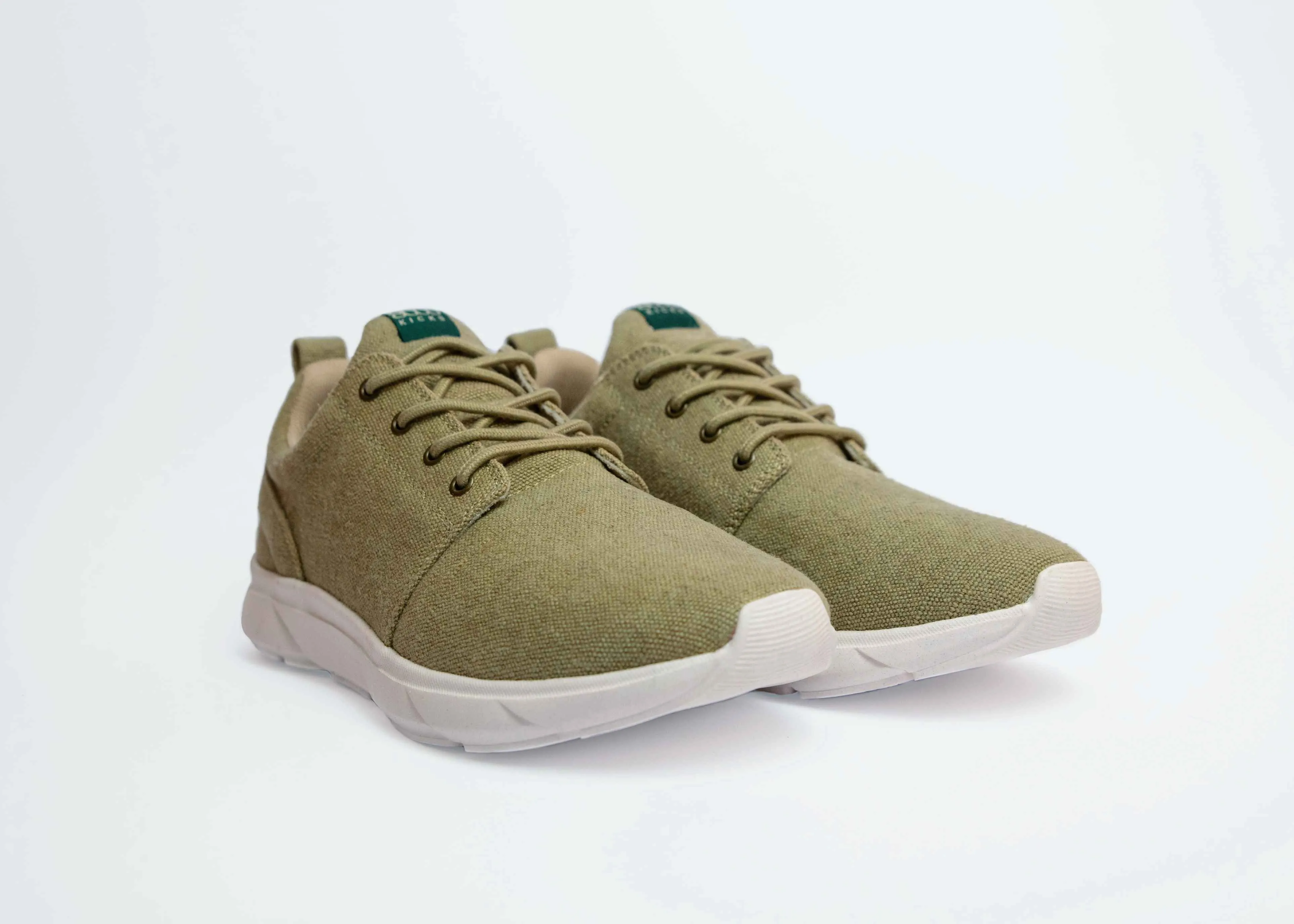 Explorer V2 Men's Vegan Hemp Trainers | Light Green