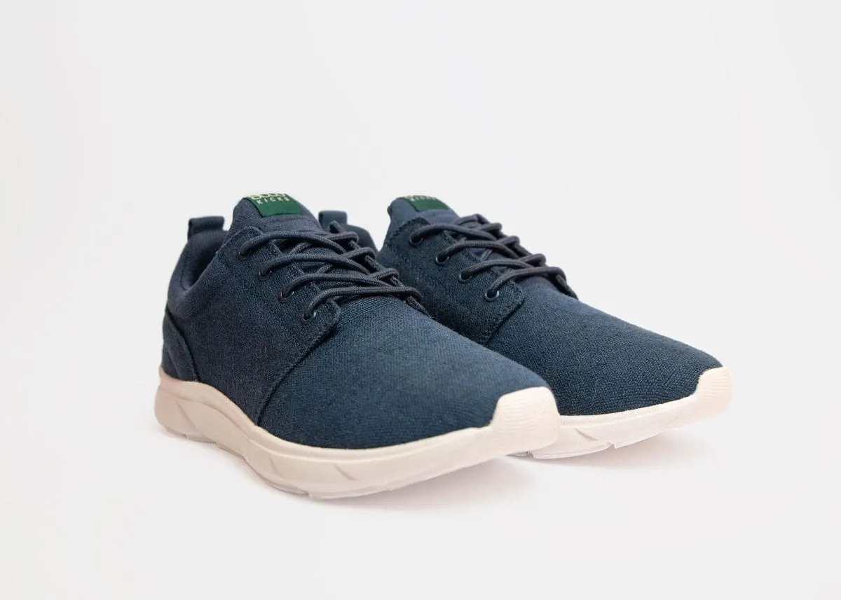 Explorer V2 Women's Vegan Hemp Trainers | Navy Blue