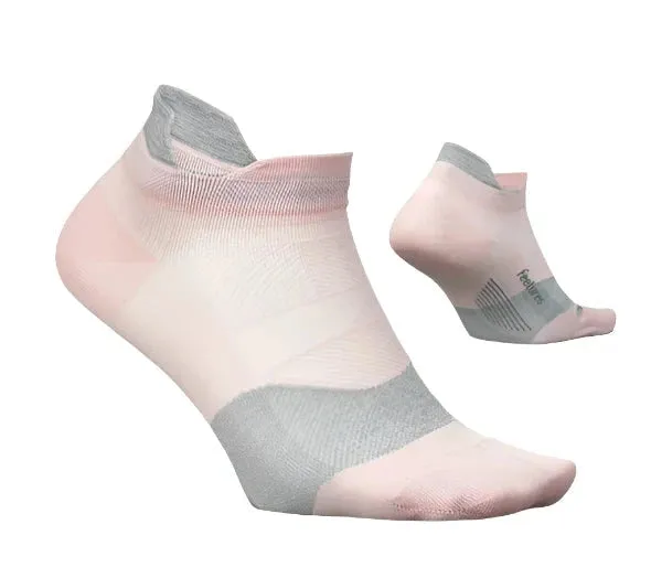 Feetures Women's Elite No Show Tab Ultra Sock - Propulsion Pink