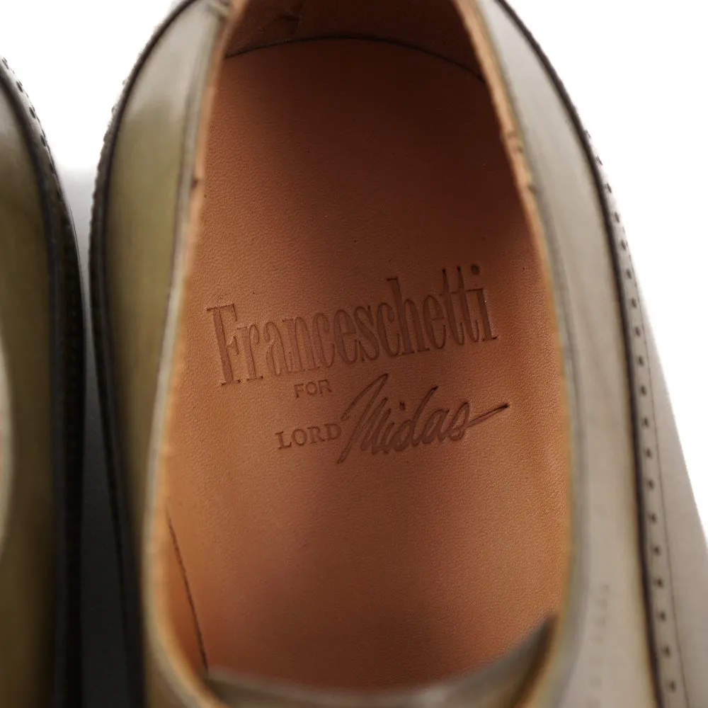 Franceschetti Derby in Antique Olive Green