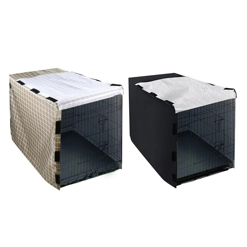 Funki Buys | Dog Crate Covers | Four Door Pet Cage Cover | Kennel Cover