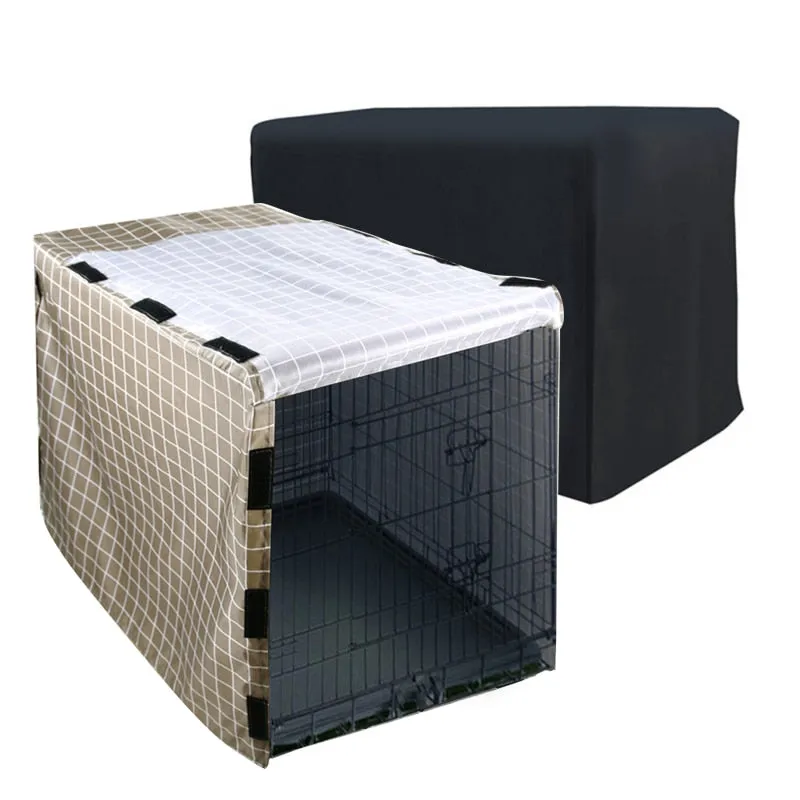 Funki Buys | Dog Crate Covers | Four Door Pet Cage Cover | Kennel Cover