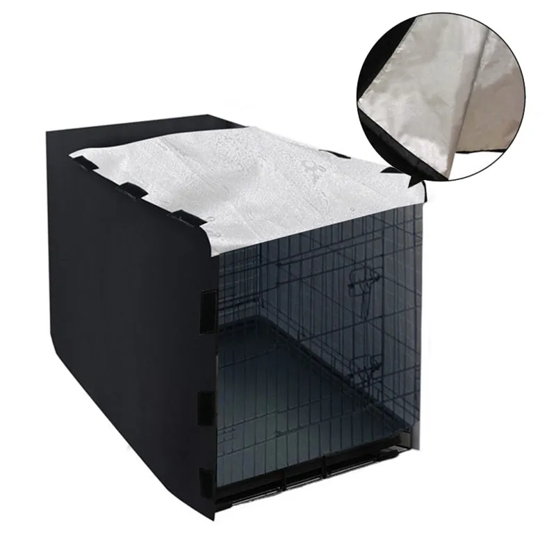 Funki Buys | Dog Crate Covers | Four Door Pet Cage Cover | Kennel Cover