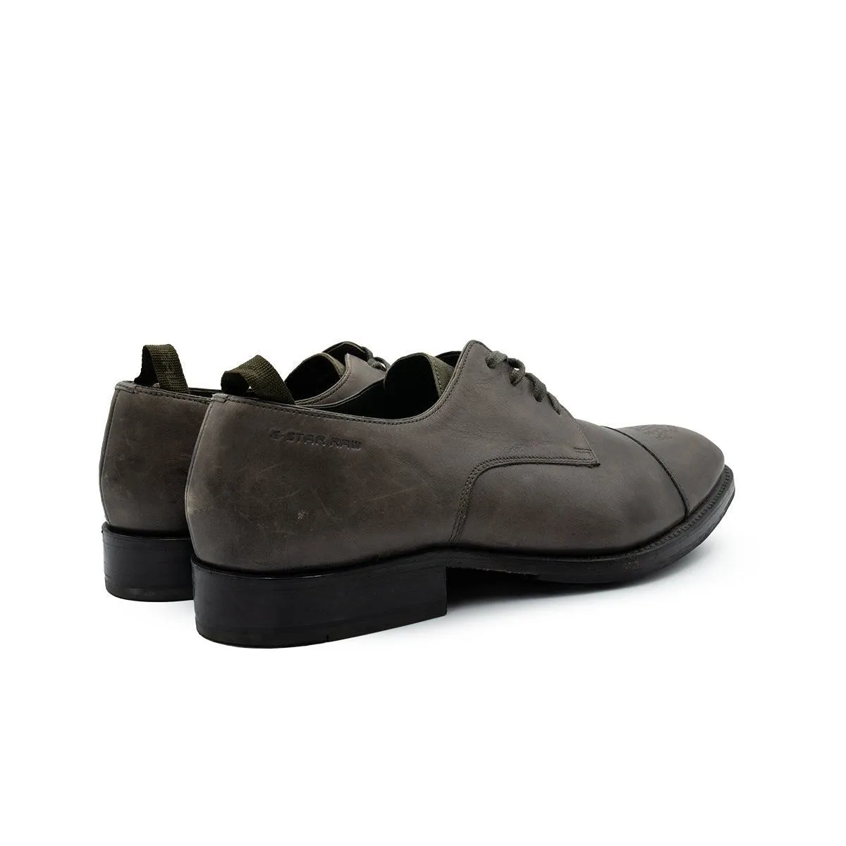 G-Star Raw Formal Lace Ups Leather Grey Colour For Men