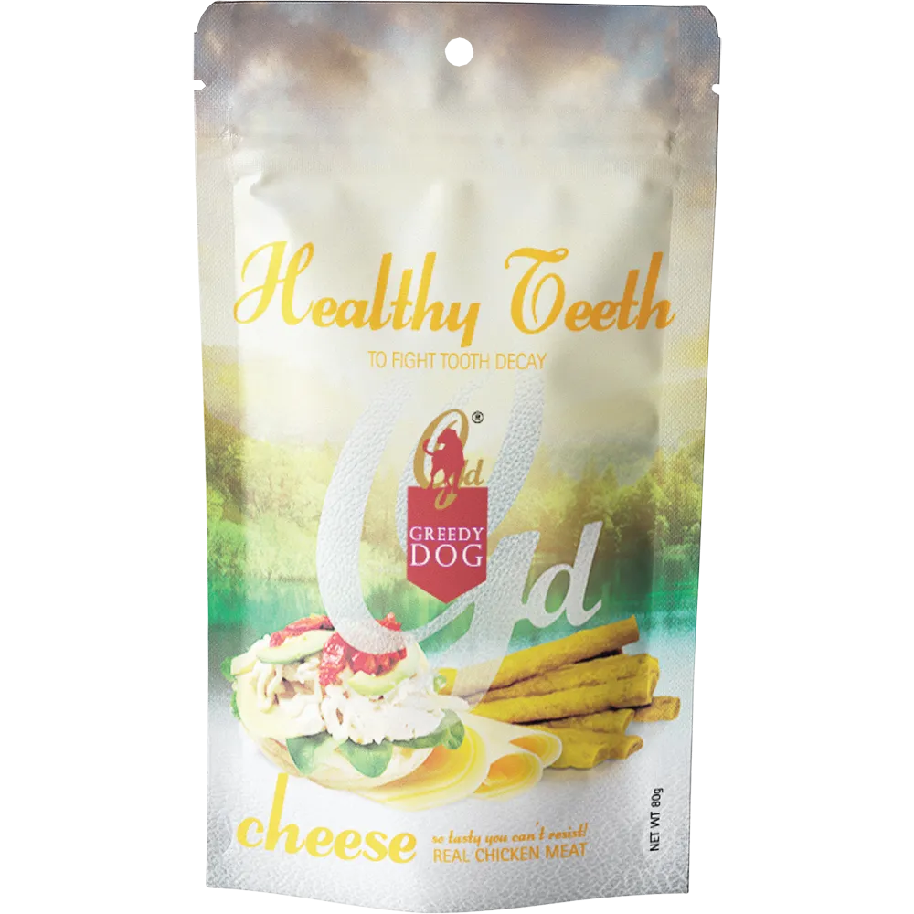 Greedy Dog Treats Healthy Teeth Cheese 80g