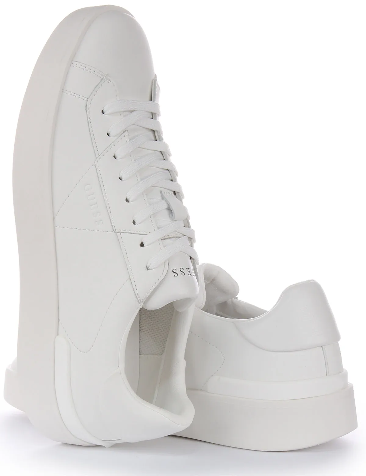 Guess Parma Low Trainer In White For Men