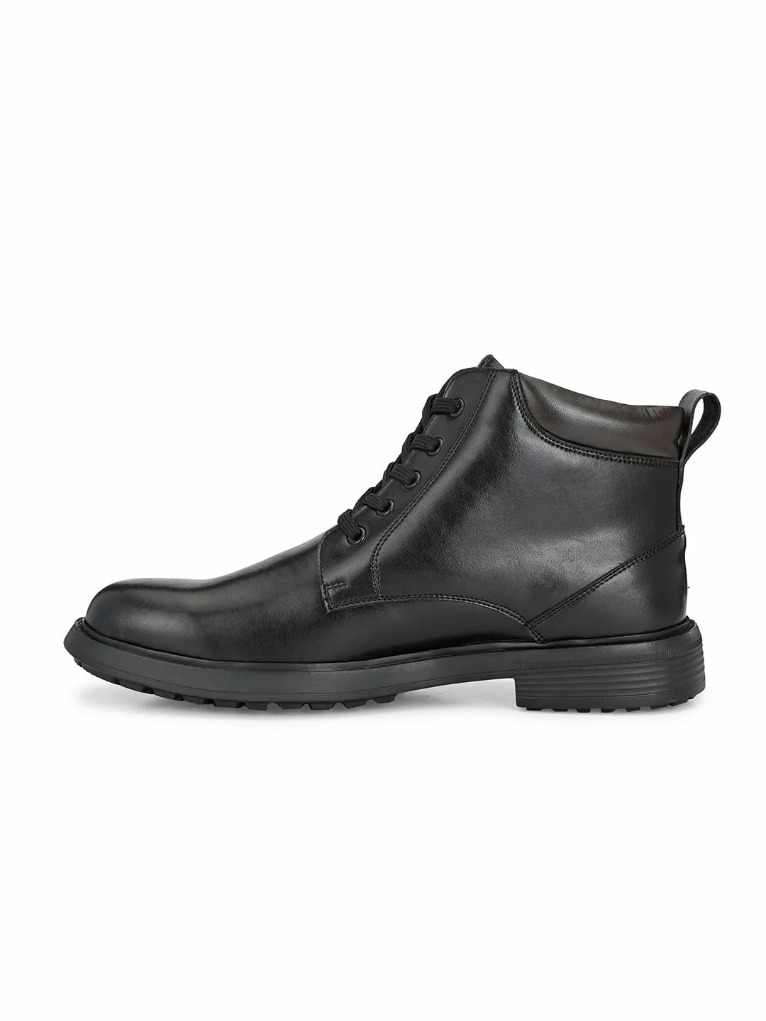 HITZ402 Men's Black Leather Formal  Lace-Up Shoes