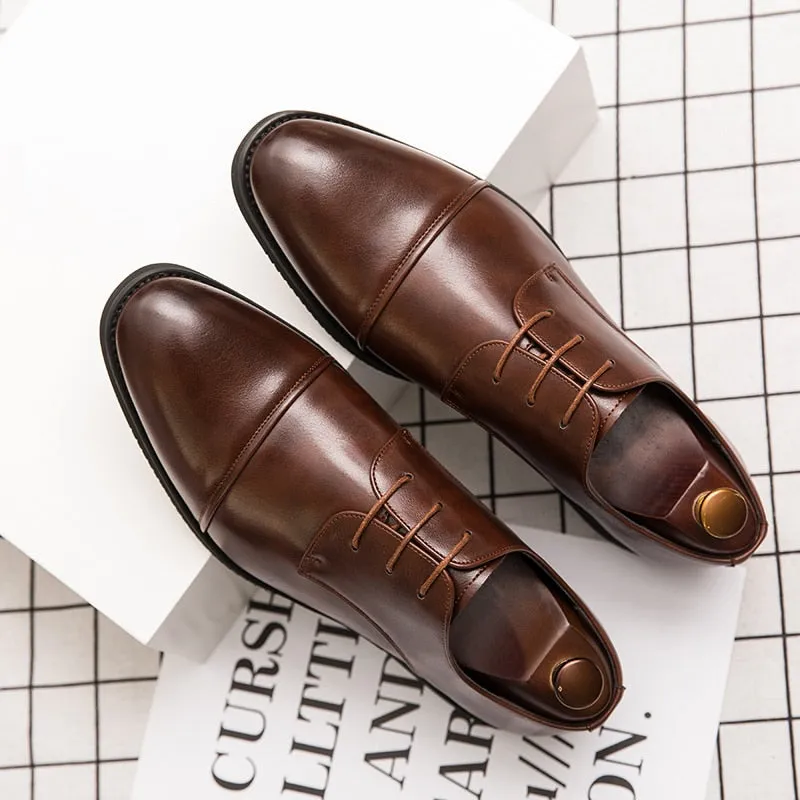 Hnzxzm Fashion Business Dress Men Shoes New Classic Leather Men'S Suits Shoes Fashion Wedding Dress Shoes Men Oxfords designer