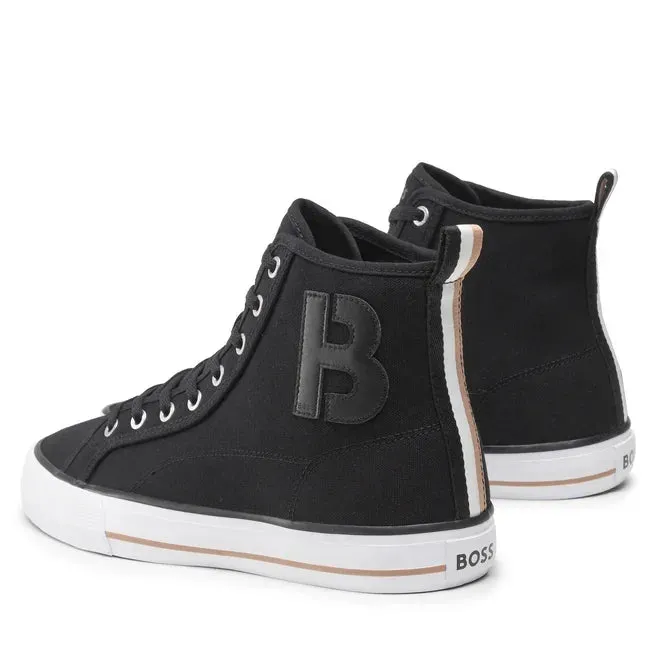 HUGO BOSS Aiden High-Top Trainers 50470880-BLK